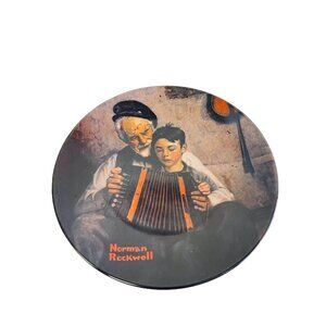 Knowles Norman Rockwell Plate The Music Maker 1981 Limited Edition Authentic